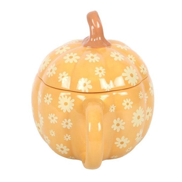 Groovy Floral Pumpkin Lidded Mug Groovy Floral Pumpkin Lidded Mug