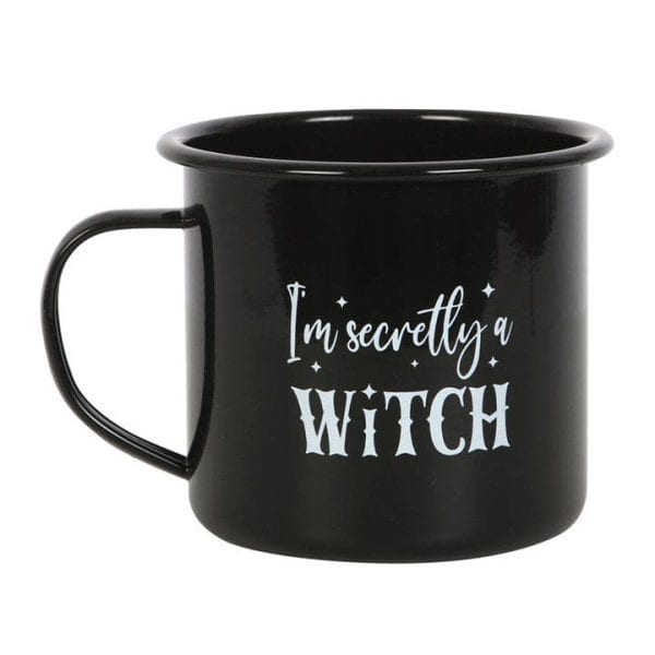 I'm Secretly A Witch Enamel Mug I'm Secretly A Witch Enamel Mug