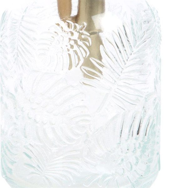 Large Leaf Print Glass Plant Mister Large Leaf Print Glass Plant Mister