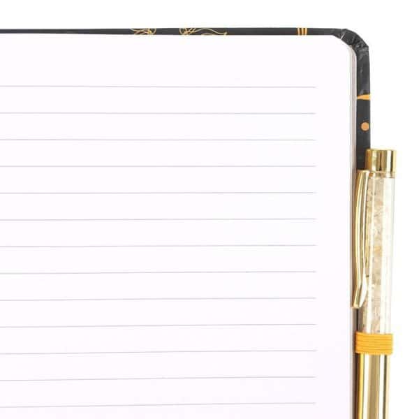 Leave A Little Sparkle A5 Notebook with Citrine Pen Leave A Little Sparkle A5 Notebook with Citrine Pen
