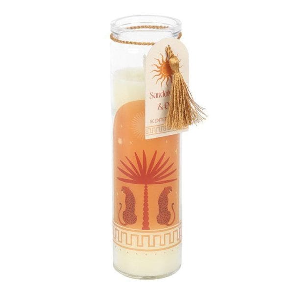 Leopard Palm Sandalwood & Oud Tube Candle Leopard Palm Sandalwood & Oud Tube Candle