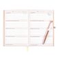 Luna Moth Daily Reflection Journal and Clear Quartz Crystal Pen