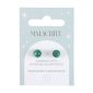 Malachite Semi Precious Crystal Earrings