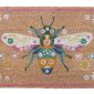 Natural Floral Bee Doormat