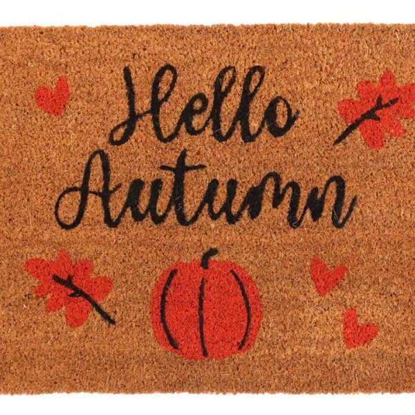 Natural Hello Autumn Doormat Natural Hello Autumn Doormat