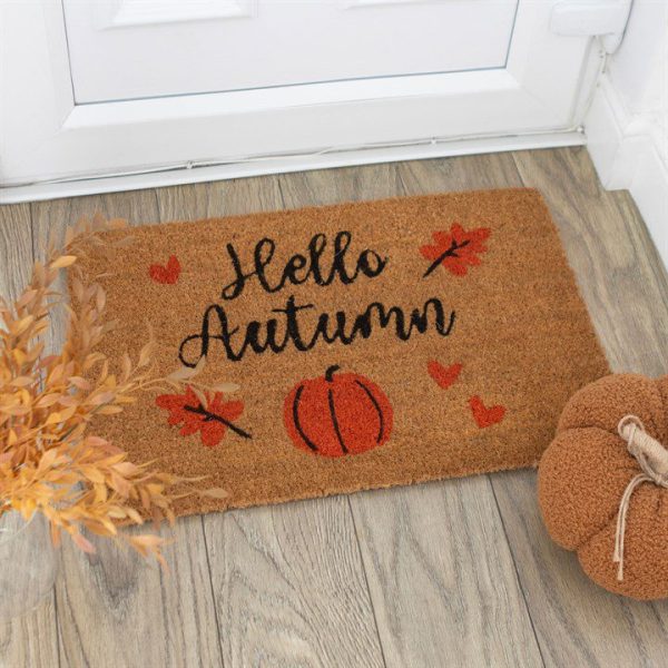 Natural Hello Autumn Doormat Natural Hello Autumn Doormat