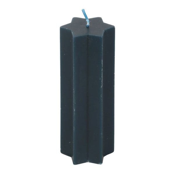 Navy Starry Night Star Shaped Taper Candle Navy Starry Night Star Shaped Taper Candle