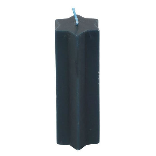 Navy Starry Night Star Shaped Taper Candle Navy Starry Night Star Shaped Taper Candle