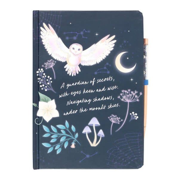 Night Owl Journal with Sodalite Pen Night Owl Journal with Sodalite Pen