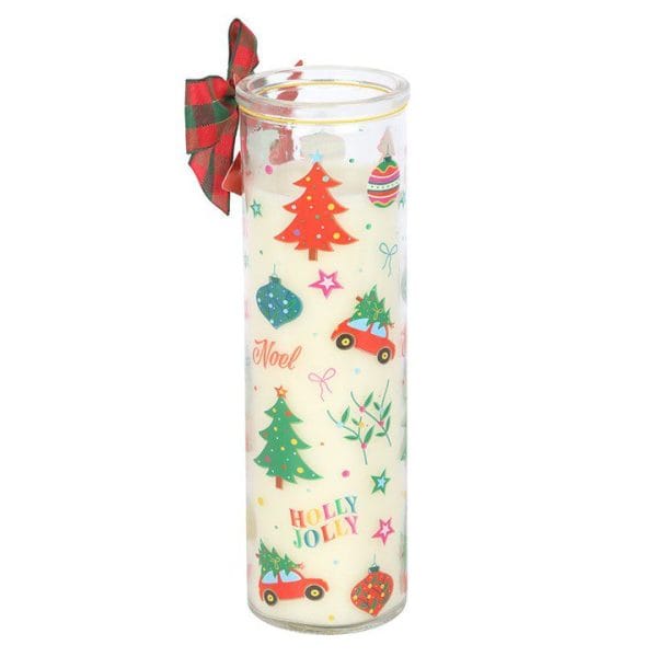 Nostalgic Christmas Print Christmas Pudding Scented Tube Candle Nostalgic Christmas Print Christmas Pudding Scented Tube Candle
