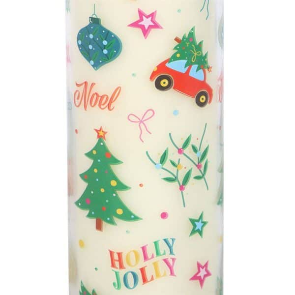 Nostalgic Christmas Print Christmas Pudding Scented Tube Candle Nostalgic Christmas Print Christmas Pudding Scented Tube Candle