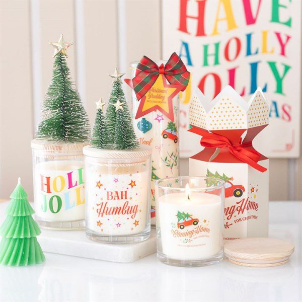 Nostalgic Christmas Print Christmas Pudding Scented Tube Candle Nostalgic Christmas Print Christmas Pudding Scented Tube Candle