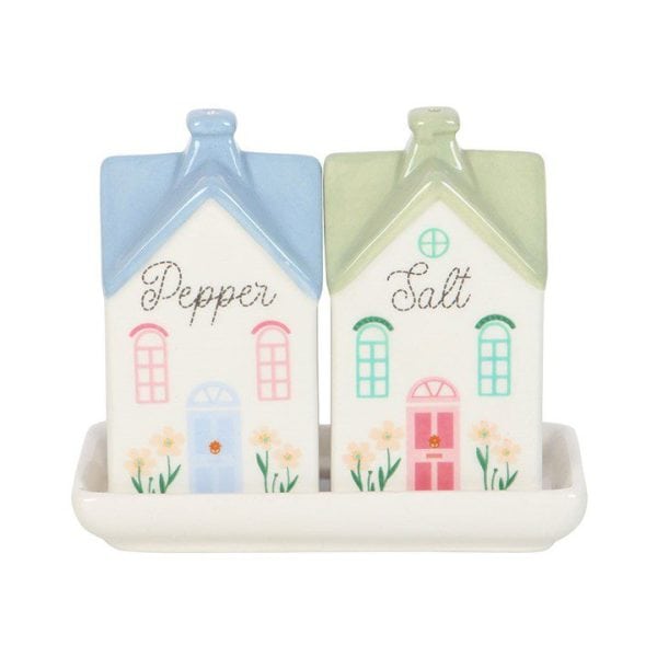 Pastel House Salt and Pepper Shakers Pastel House Salt and Pepper Shakers
