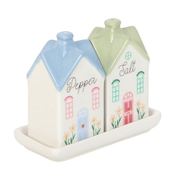 Pastel House Salt and Pepper Shakers Pastel House Salt and Pepper Shakers