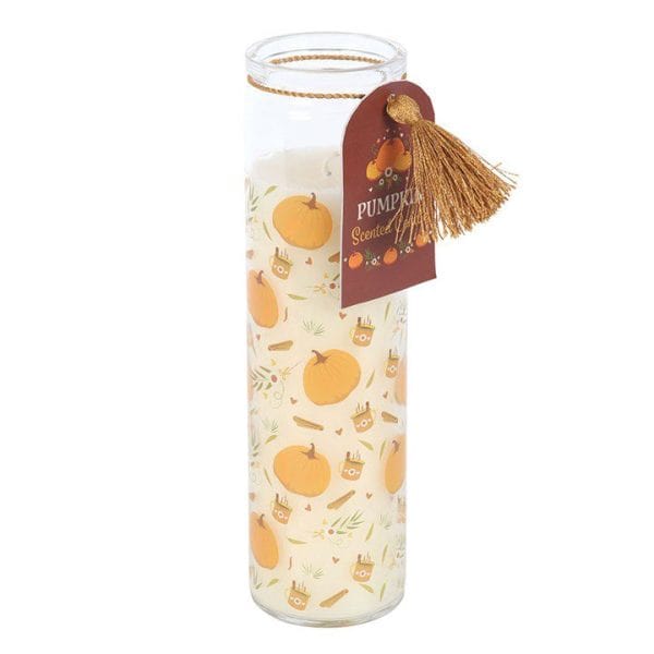 Pumpkin Print Tube Candle Pumpkin Print Tube Candle
