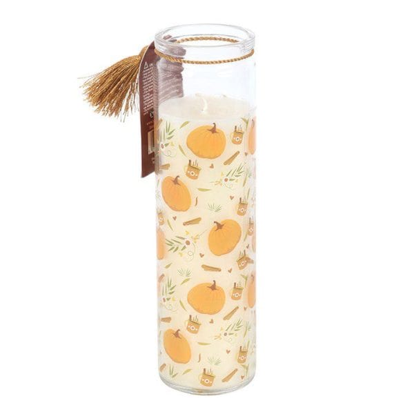 Pumpkin Print Tube Candle Pumpkin Print Tube Candle