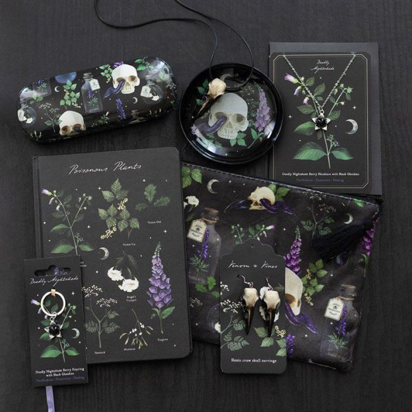 Resin Crow Skull Earrings Resin Crow Skull Earrings