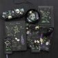 Resin Crow Skull Earrings