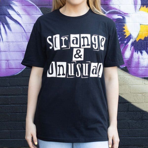 Strange & Unusual Unisex T-shirt Size M Strange & Unusual Unisex T-shirt Size M