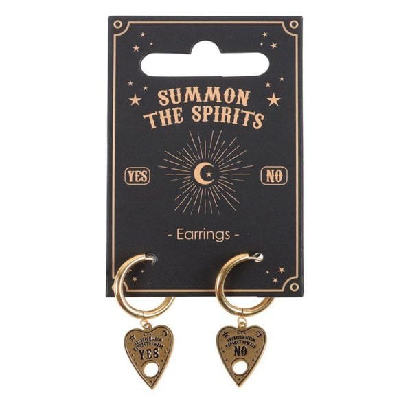 Talking Board Planchette Earrings Talking Board Planchette Earrings