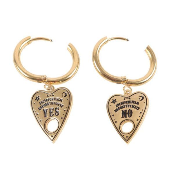 Talking Board Planchette Earrings Talking Board Planchette Earrings