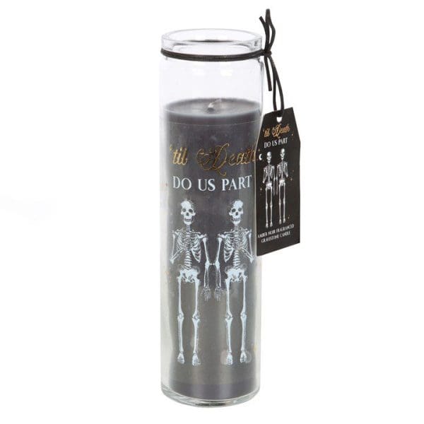 Til Death Do Us Part Amber Noir Tube Candle Til Death Do Us Part Amber Noir Tube Candle