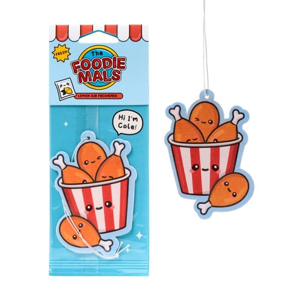 Air Freshener - Lemon Scented Cole the Fried Chicken Foodiemals AIRF157 - Image 5