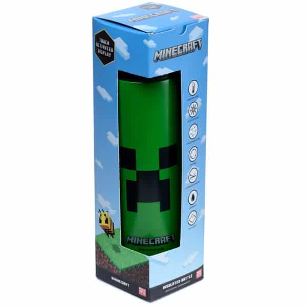 Reusable Insulated Drinks Bottle Digital Thermometer - Minecraft Creeper BOT183 - Image 8