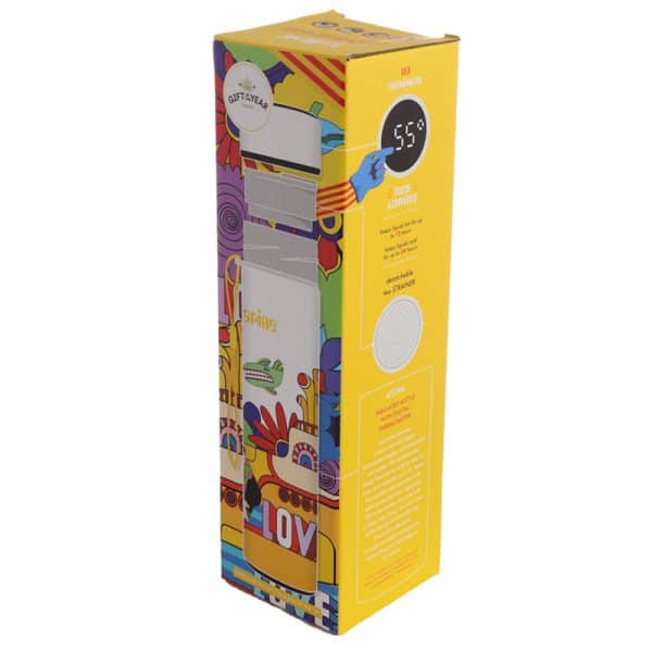Reusable Insulated Drinks Bottle Digital Thermometer - Yellow Submarine BOT136 - Image 7