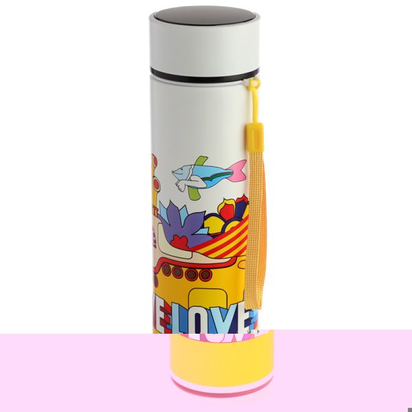 Reusable Insulated Drinks Bottle Digital Thermometer - Yellow Submarine BOT136 - Image 5