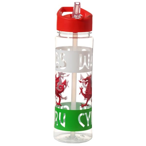 Reusable Water Bottle 550ml - Welsh Dragon Wales (Cymru) Souvenir BOT105 - Image 5