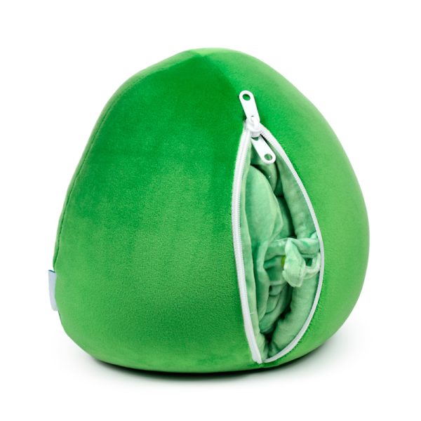 2-in-1 Swapseazzz Travel Pillow and Plush Toy - Foodiemals Pedro the Avocado CUSH422 - Image 6