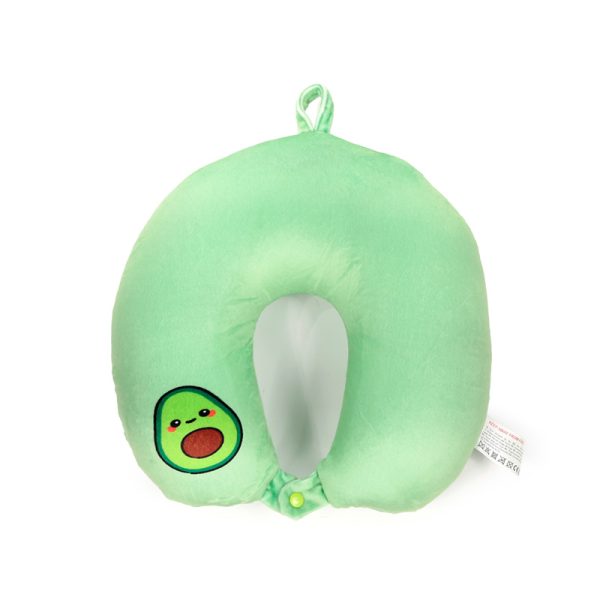 2-in-1 Swapseazzz Travel Pillow and Plush Toy - Foodiemals Pedro the Avocado CUSH422 - Image 3