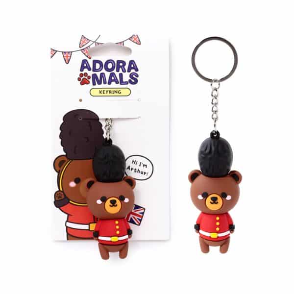 3D PVC Keyring - Arthur the Bear London Guardsman KEY295 - Image 7