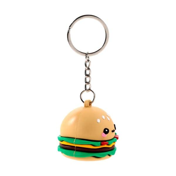 3D PVC Keyring - Foodiemals Hammy the Burger KEY297 - Image 5