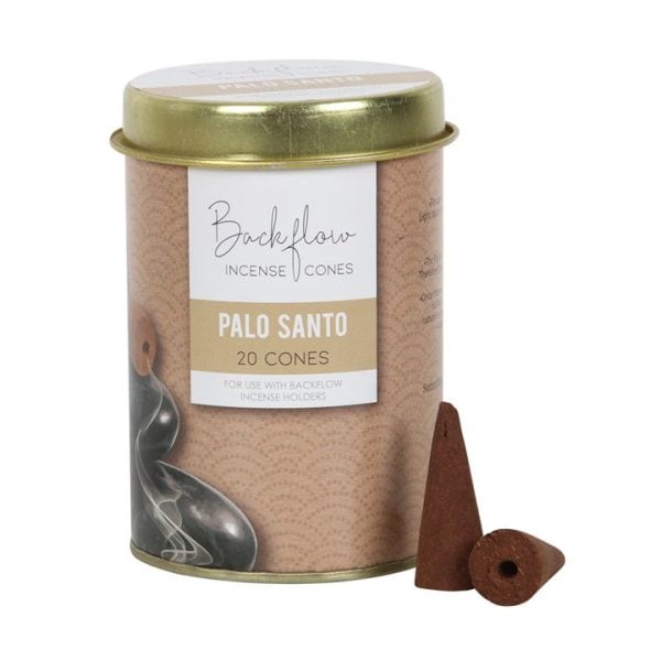 6 Tins of Elements Palo Santo Jumbo Backflow Cones 6 Tins of Elements Palo Santo Jumbo Backflow Cones
