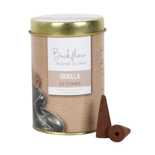 6 Tins of Elements Vanilla Jumbo Backflow Cones 6 Tins of Elements Vanilla Jumbo Backflow Cones
