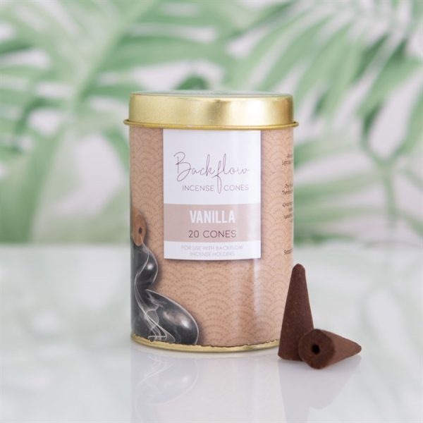 6 Tins of Elements Vanilla Jumbo Backflow Cones 6 Tins of Elements Vanilla Jumbo Backflow Cones