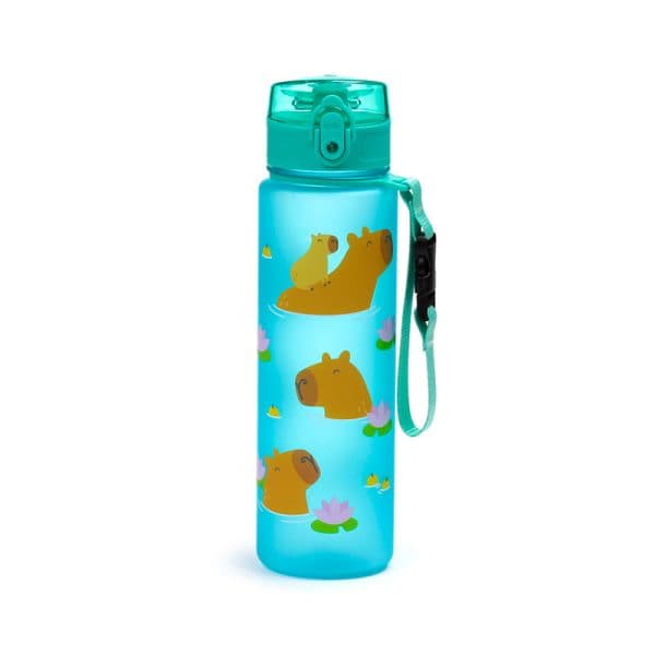 600ml Shatterproof Pop Top Water Bottle - Capybara BOT353 - Image 4