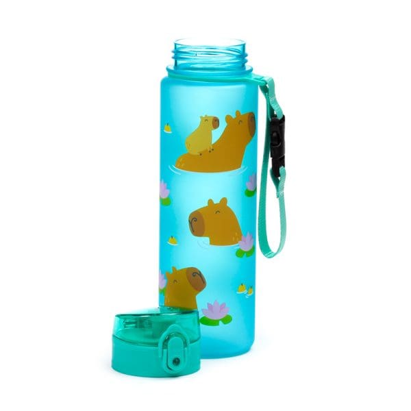 600ml Shatterproof Pop Top Water Bottle - Capybara BOT353 - Image 3