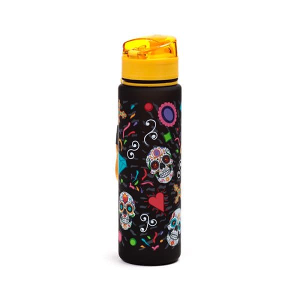 600ml Shatterproof Pop Top Water Bottle - Day of the Dead BOT358 - Image 8