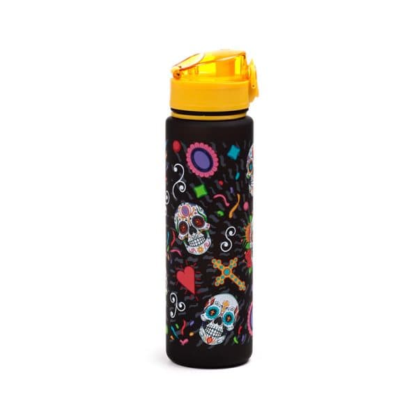 600ml Shatterproof Pop Top Water Bottle - Day of the Dead BOT358 - Image 9