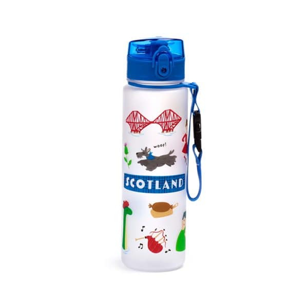 600ml Shatterproof Pop Top Water Bottle - Scotland Souvenir BOT352 - Image 4