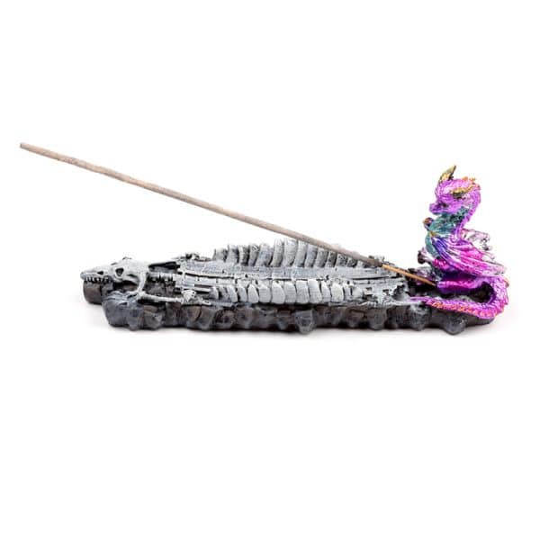 Ashcatcher Incense Burner - Elements Baby Dragon Skeleton DRG552 - Image 7