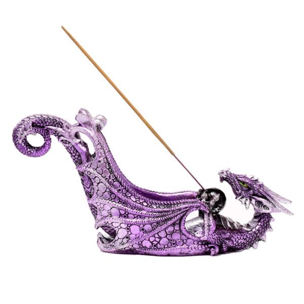 Ashcatcher Incense Burner - Enchanted Nightmare Dragon Crystal Orb DRG567 - Image 5