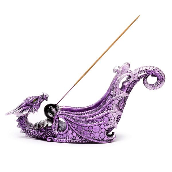 Ashcatcher Incense Burner - Enchanted Nightmare Dragon Crystal Orb DRG567 - Image 3