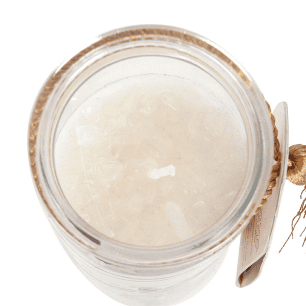 Athena Goddess Tube Candle with Clear Quartz Crystals Athena Goddess Tube Candle with Clear Quartz Crystals