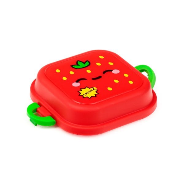 Bento Clip Lock Snack Lunch Box - Elidi the Strawberry Foodiemals LBOX128 - Image 6
