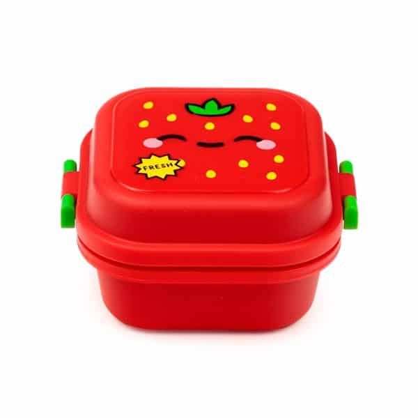 Bento Clip Lock Snack Lunch Box - Elidi the Strawberry Foodiemals LBOX128 - Image 5