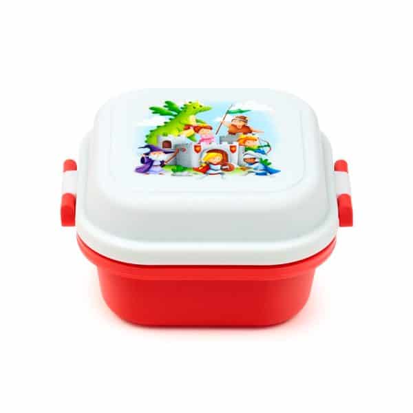 Bento Clip Lock Snack Lunch Box - Knights & Dragons LBOX125 - Image 5